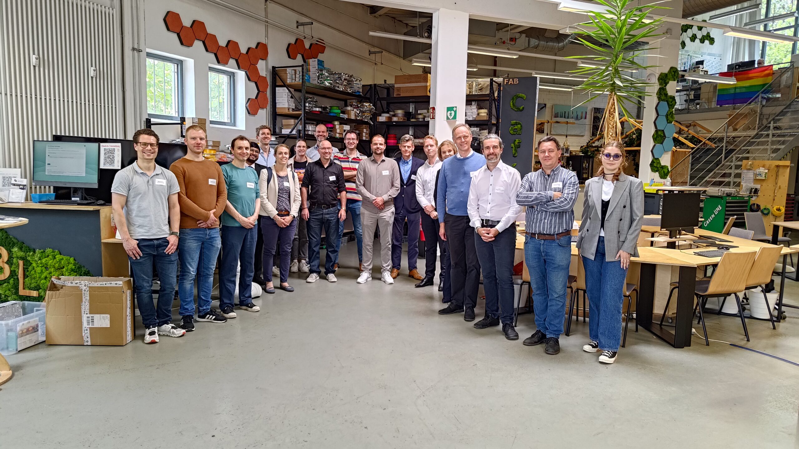 Lab Tour visitors ESC
